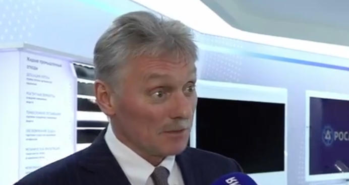 △佩斯科夫暗示俄乌领导人会晤存在可能性的采访片段