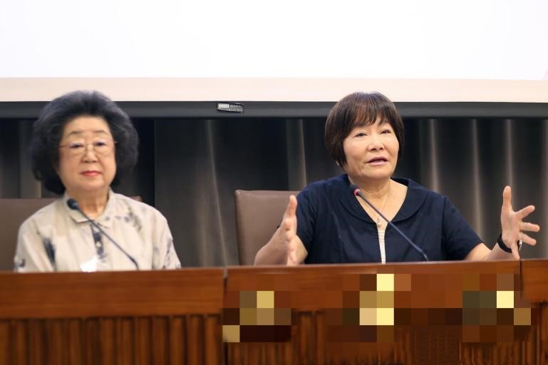 范巽绿（左）、纪惠容（右） 图源：台媒