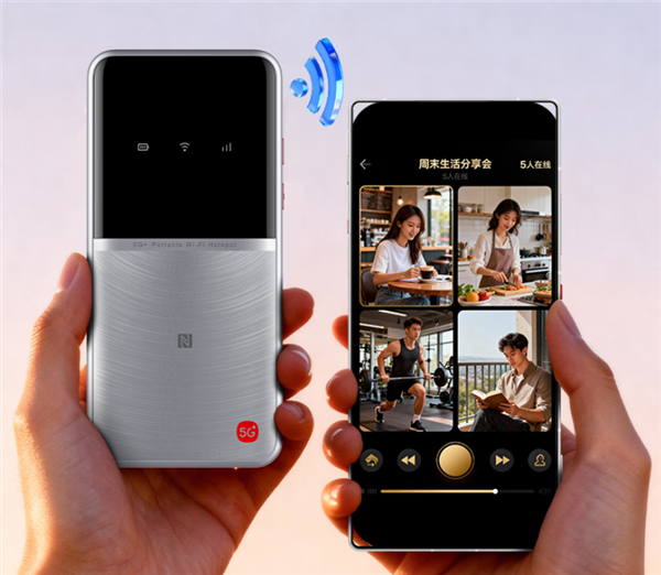 579元 中兴M3 Pro 5G可插卡移动随身WIFI开售 9根天线全频段360°覆盖