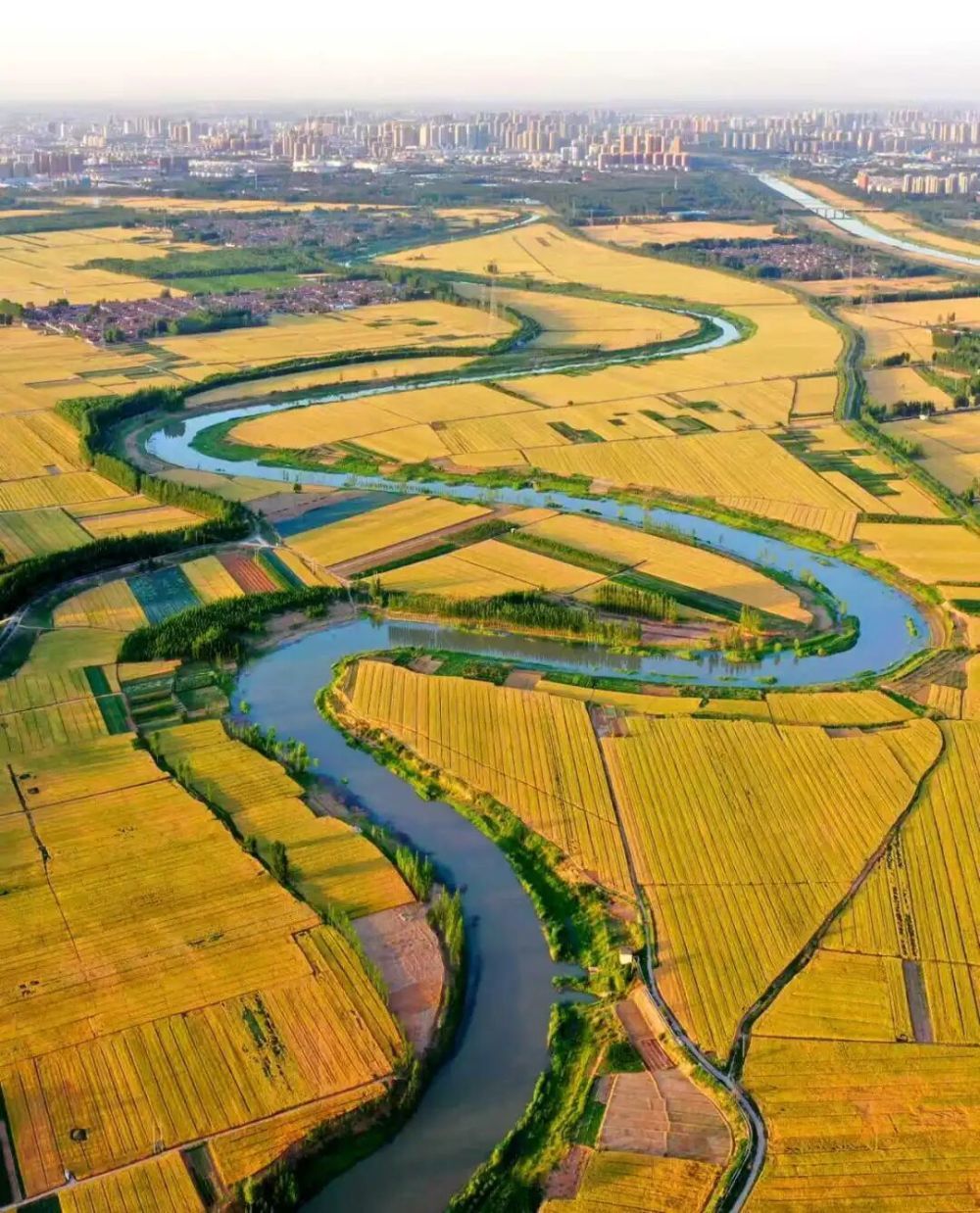 京杭大运河德州段风光。