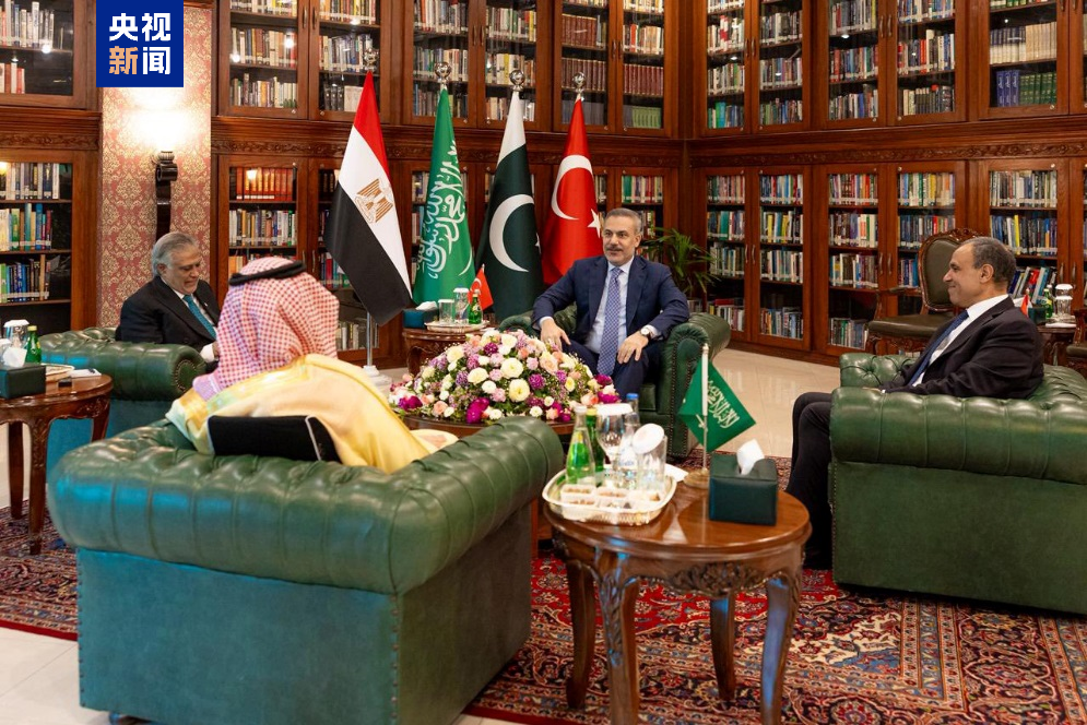 △巴基斯坦、沙特、埃及和土耳其四国外长在伊斯兰堡召开紧急会议