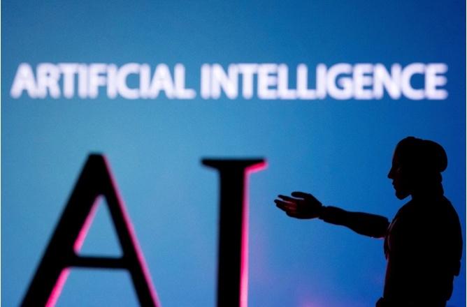 人工智能(AI)标识 图源:外媒
