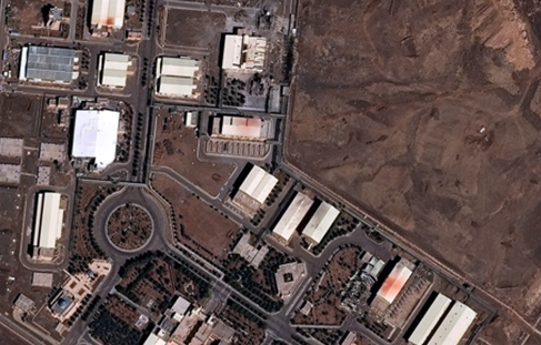 图为3月2日的纳坦兹核模范卫星相片。 图源:太空新闻网