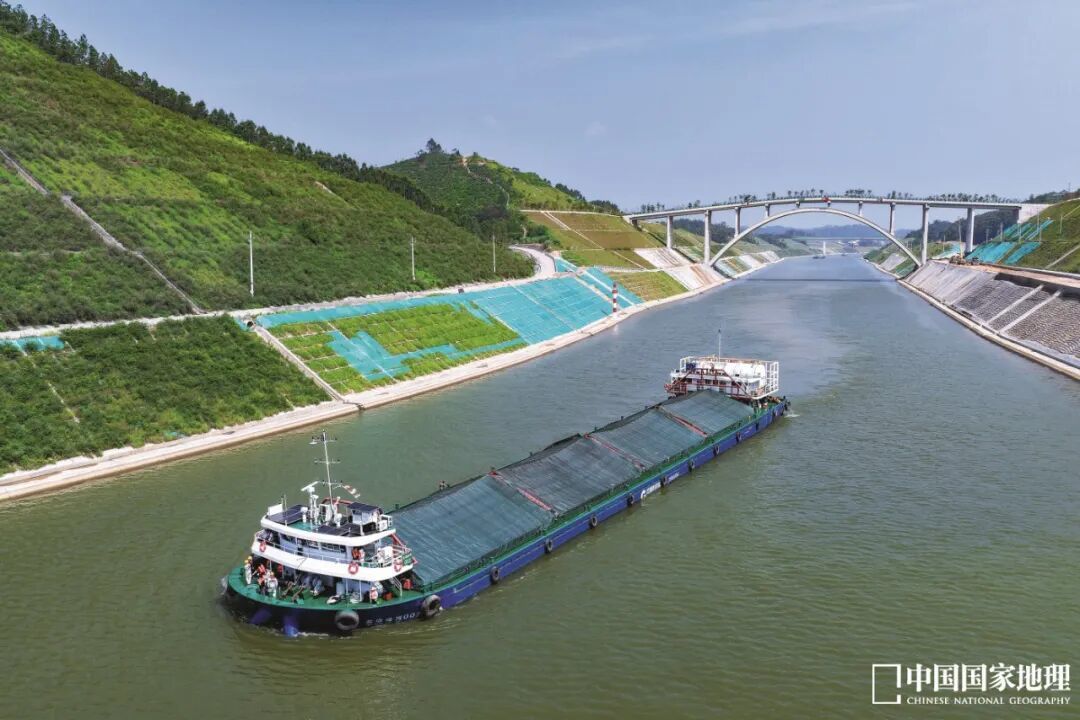 试航期间的平陆运河