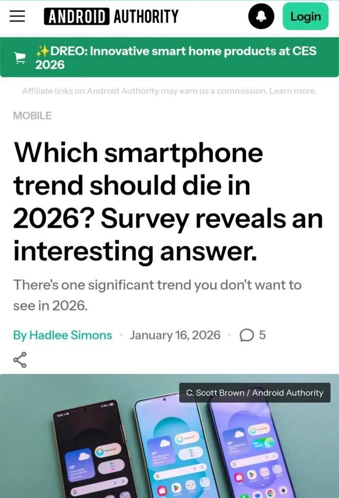 老外评了个“最该消失的手机设计”,看完我深深共情了