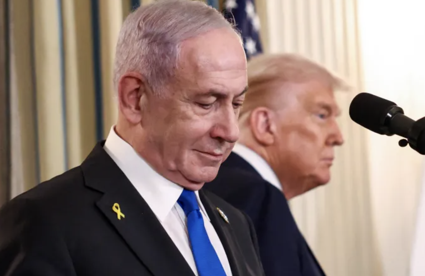 ▲内塔尼亚胡和特朗普 资料图