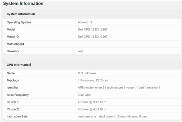 10月5日发布!戴尔首款XPS Googlebook曝光:骁龙X Elite+32GB内存