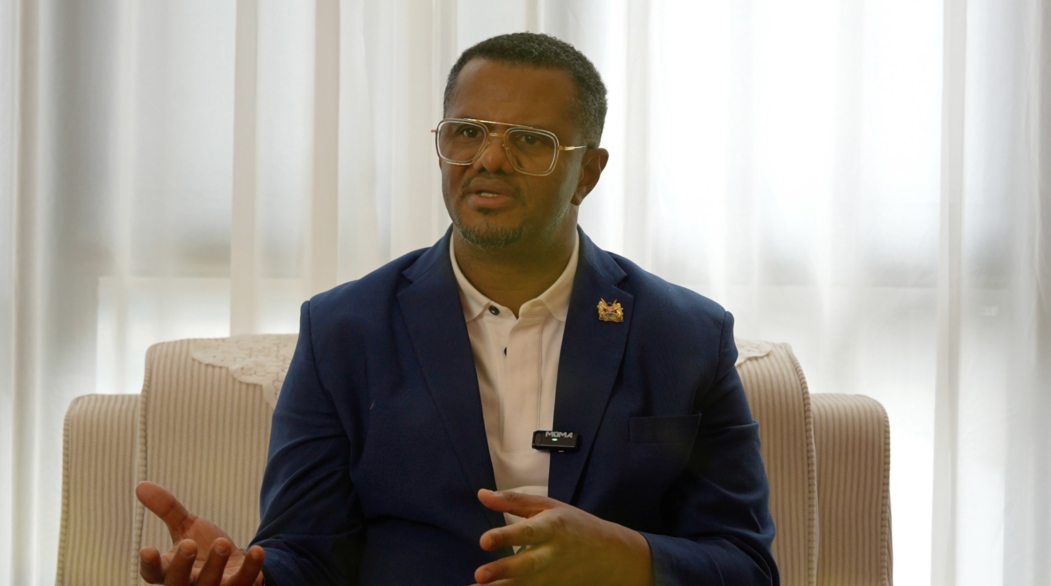 哈桑&middot;奥马尔&middot;哈桑。 吴君毅 摄