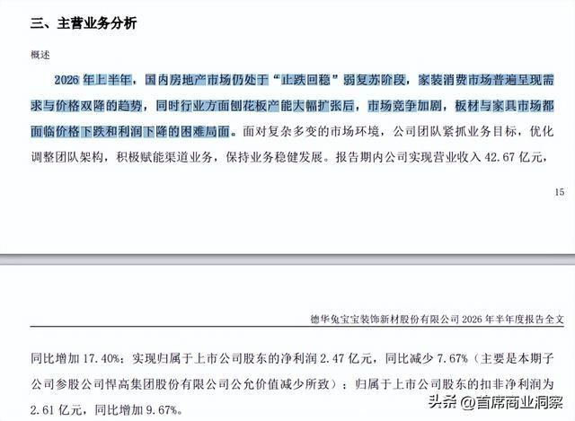 图源：兔宝宝2026半年度报告