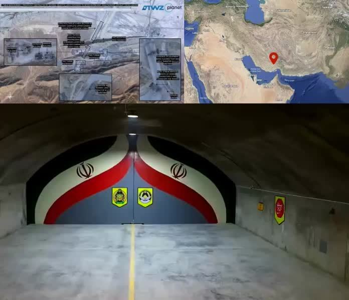 伊朗正在重建距离霍尔木兹100英里的洞库空军基地，可见F-4战斗机
