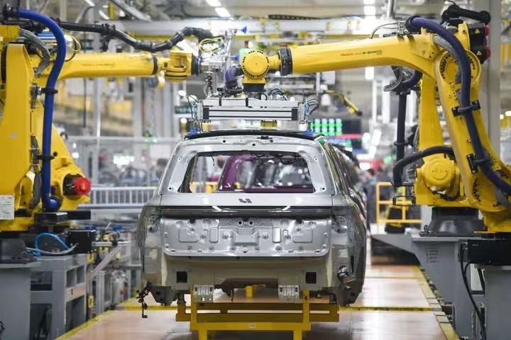 科技企业智能化生产车间（央广网发 常州市委网信办供图）