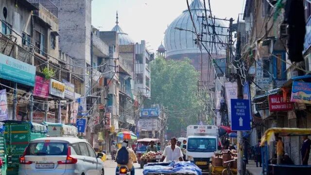 印度首都新德里街景 （新华社图）