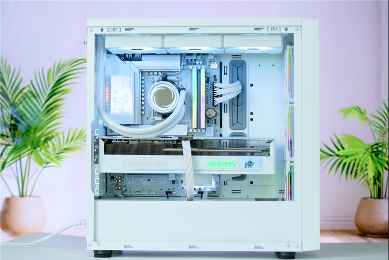 纯白搭配二次元!技嘉B850 AORUS ELITE-P ICE雕妹主板装机体验
