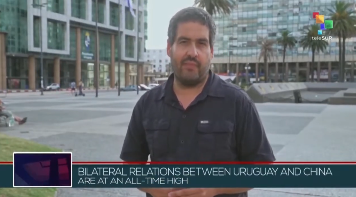 拉丁美洲南方电视台报道截图