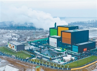 吉尔吉斯斯坦比什凯克市垃圾焚烧发电厂俯瞰。刘 奕摄