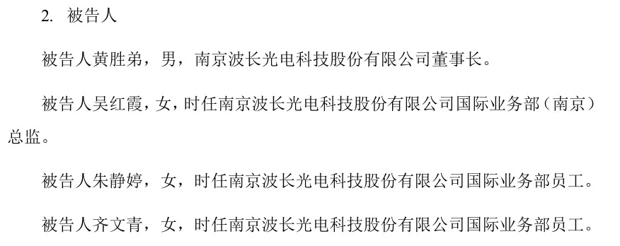 波长光电出口光学镜片涉走私2000万【波长光电公告:公司及董事长等被