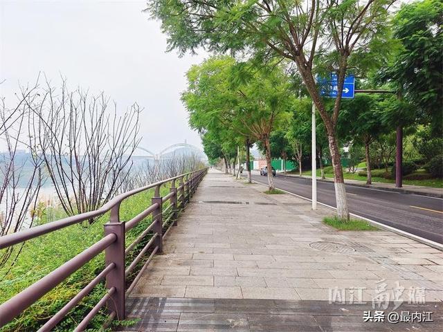 堤顶路滨江步道