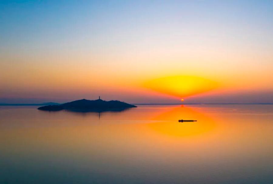 美丽巢湖,生态画卷。马二虎 摄