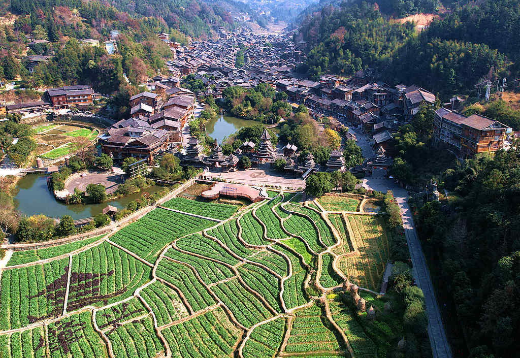 肇兴侗寨美景 来源:视觉中国