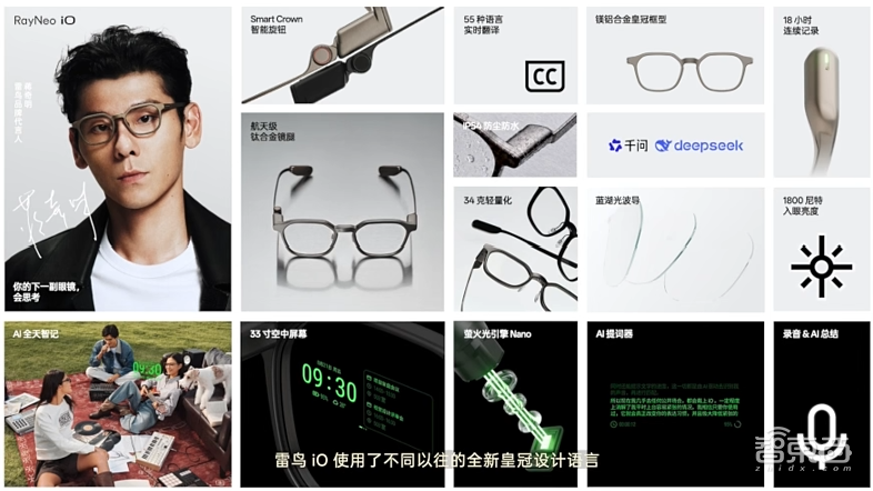 国补后1996元起!雷鸟新款AI眼镜仅34克,支持两天续航、全天候记忆