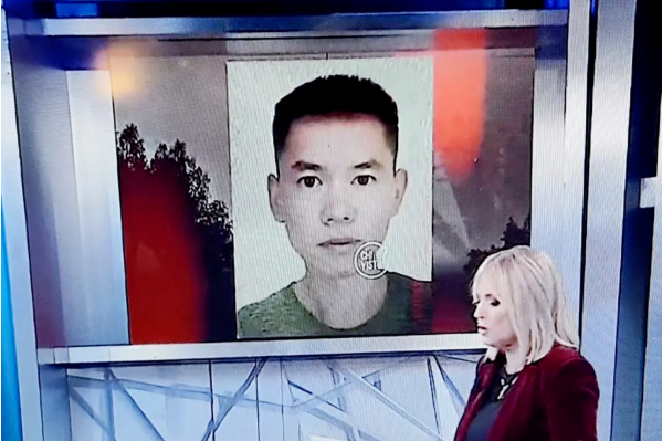 ▲当地媒体报道了黄鹏失踪的消息