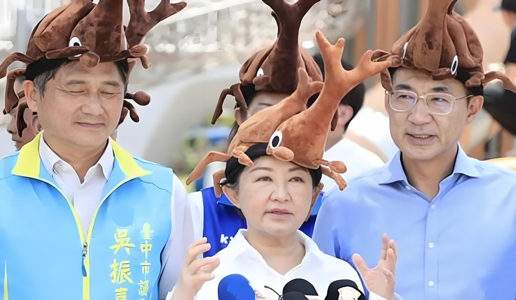 图注：面对绿营炒作“台中鼠患”，卢秀燕淡定妙回“老鼠很聪明”。