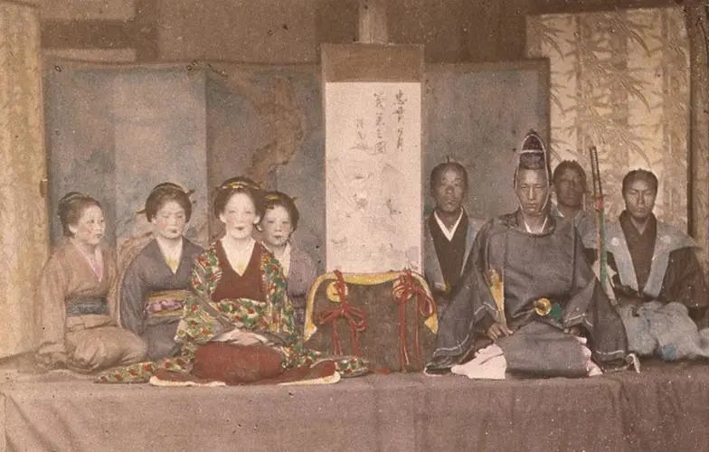 ▲19世纪的日本官员