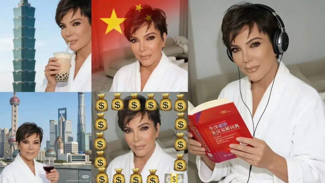 Kris Jenner Becomes Viral “Lucky Charm” In China; Now, Chinese Social Media  Is Flooded With Kris Jenner Profile Pics - 8days