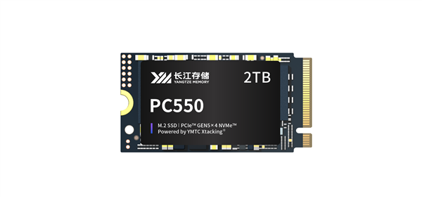 长江存储发布首款PCIe 5.0商用SSD PC450：读取高达10GB/s 两大特殊技能