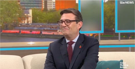 英国首相伯纳姆做客《早安英国》。图源：英媒