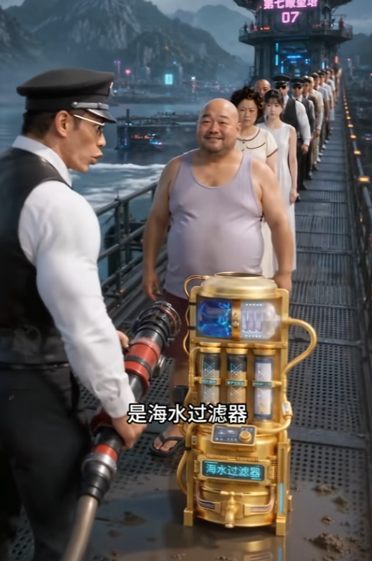 疯狂水世界进入广告业 仿佛龙卷风摧毁停车场