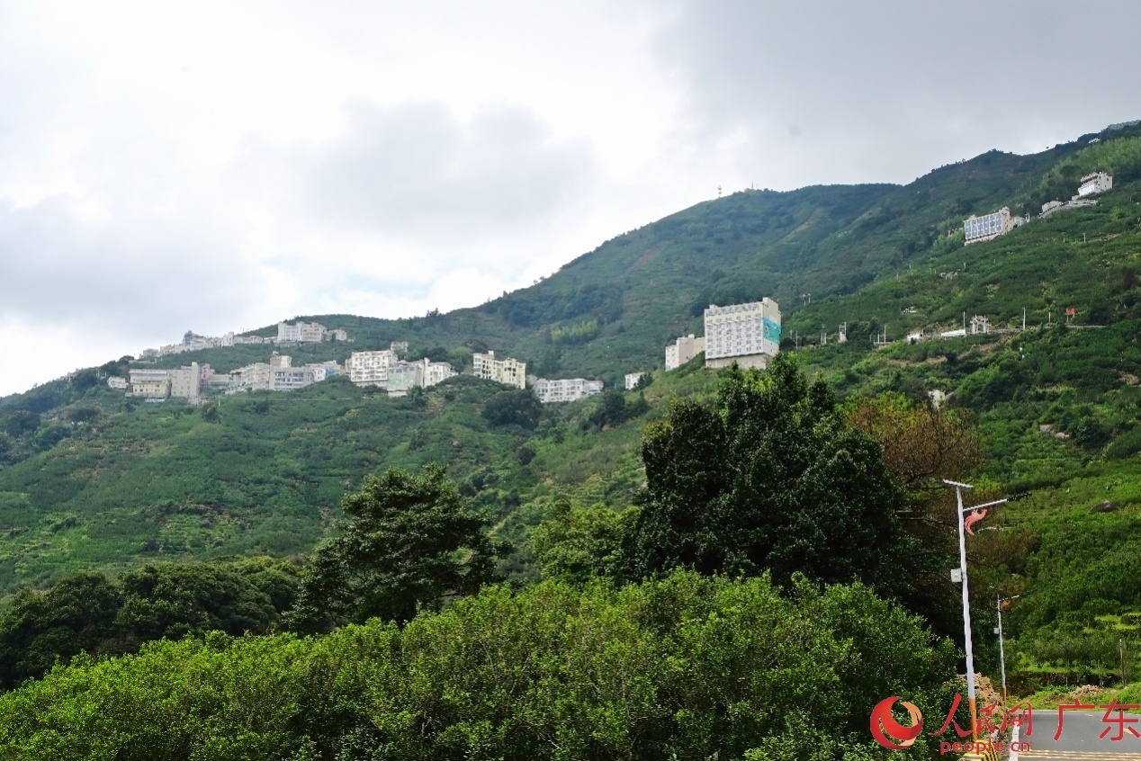 凤凰镇乌岽山的村落建起了新楼。人民网 李国华摄