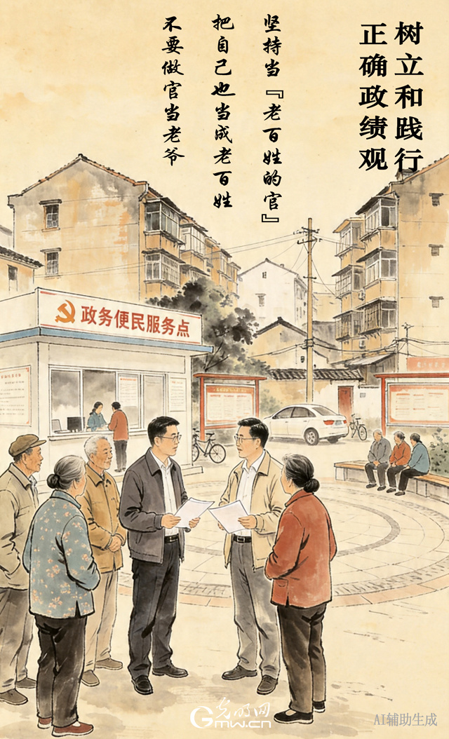 漫谈“政绩观”| 俯身甘做孺子牛，不负人民不负心