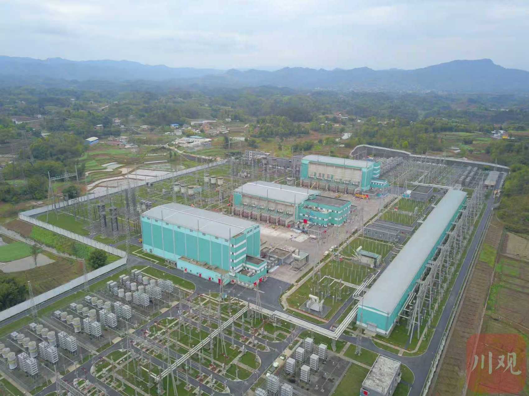 四川复龙换流站。