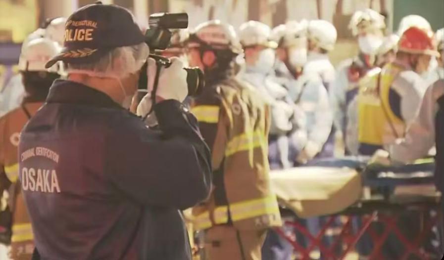 事发现场((图源:央视新闻)