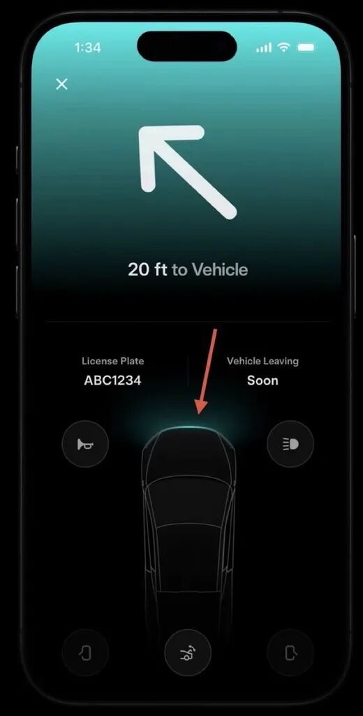 ▲特斯拉 Robotaxi App会显示用户乘坐车辆的专属颜色