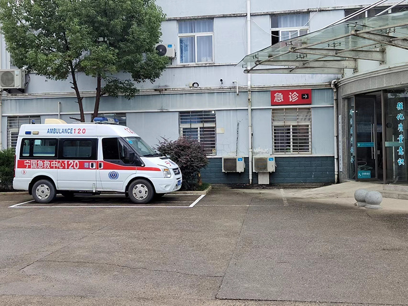 急救前置，港口中心卫生院的救护车大幅提升急救响应效率。宣城市卫健委供图