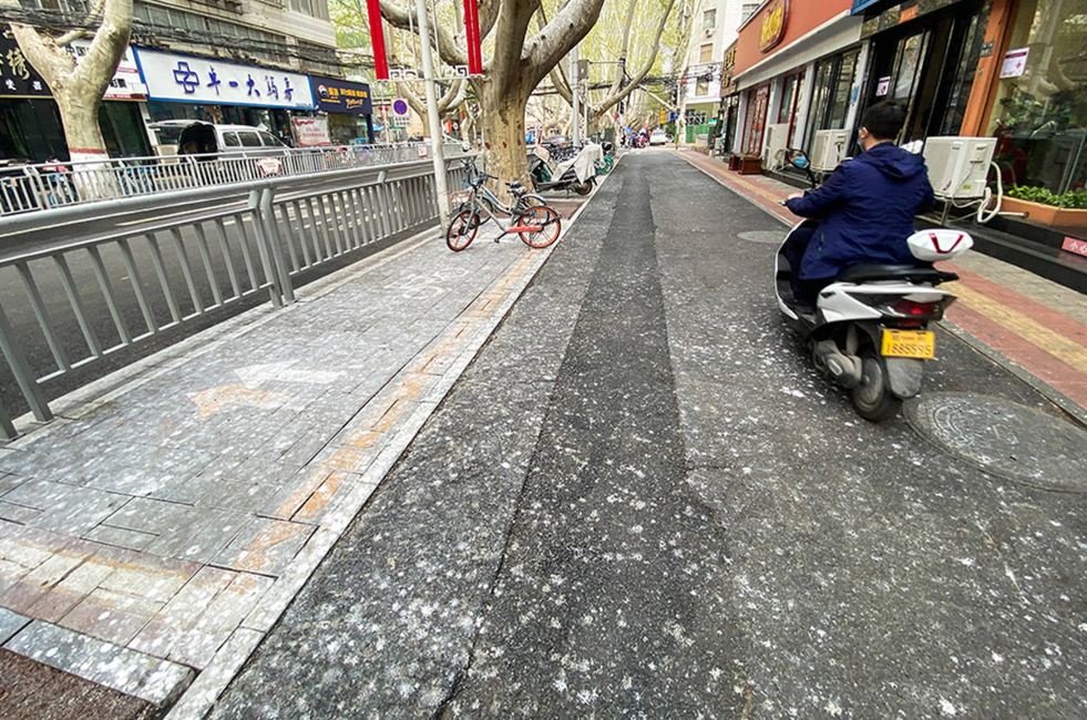 郑州“天屎”之路 图/视频截图