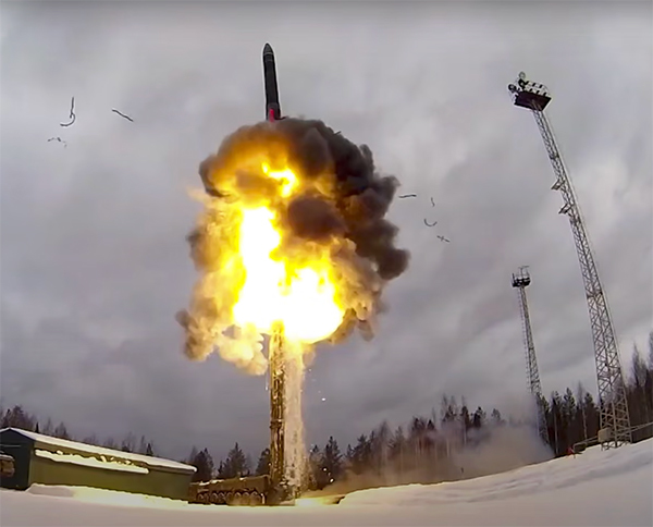 俄罗斯“亚尔斯”洲际弹道导弹 俄罗斯国防部新闻处向外媒提供