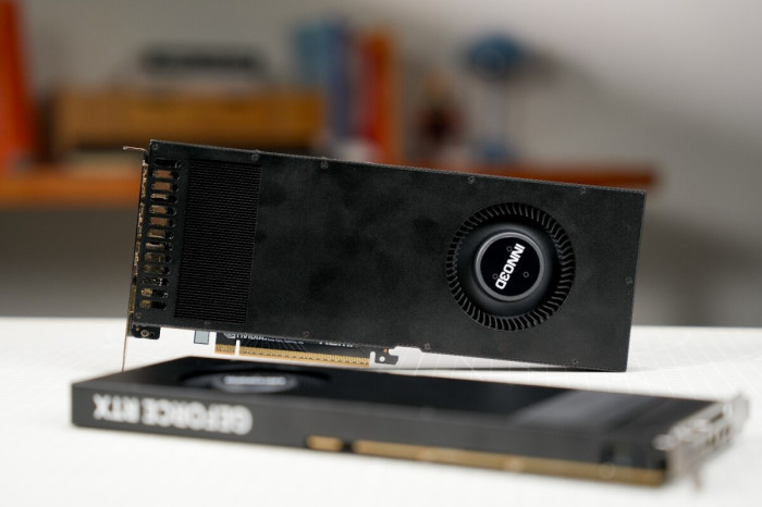 单槽涡轮一箱5张组80G显存玩大模型 映众RTX 5060Ti PRO 16GB显卡多卡评测