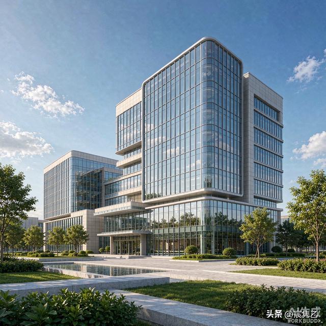 图1|生物医药产业园区的现代科研大楼,是这类"隐形"健康企业的栖息地