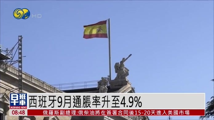 西班牙9月通胀率升至4.9% 学者：能源危机加剧经济与财政压力