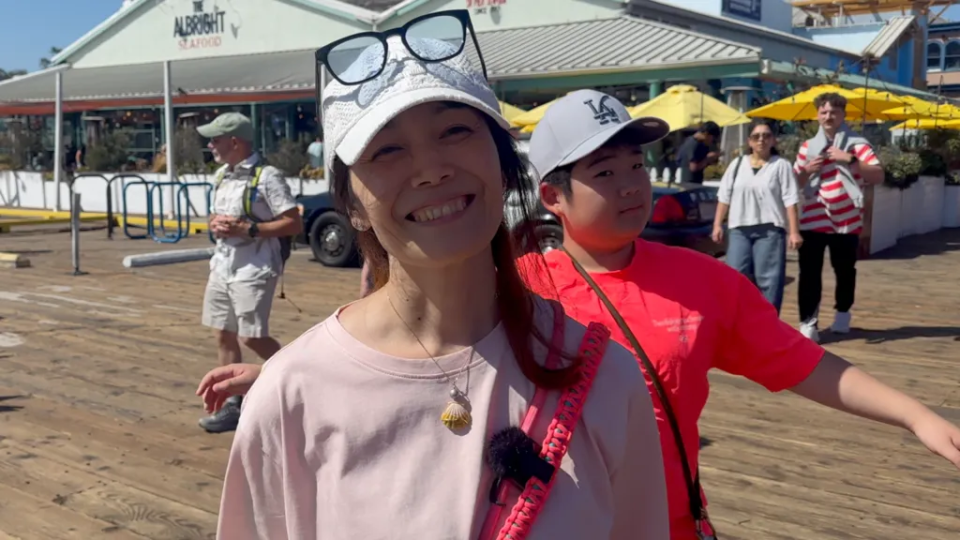 朝日舞子和她的儿子