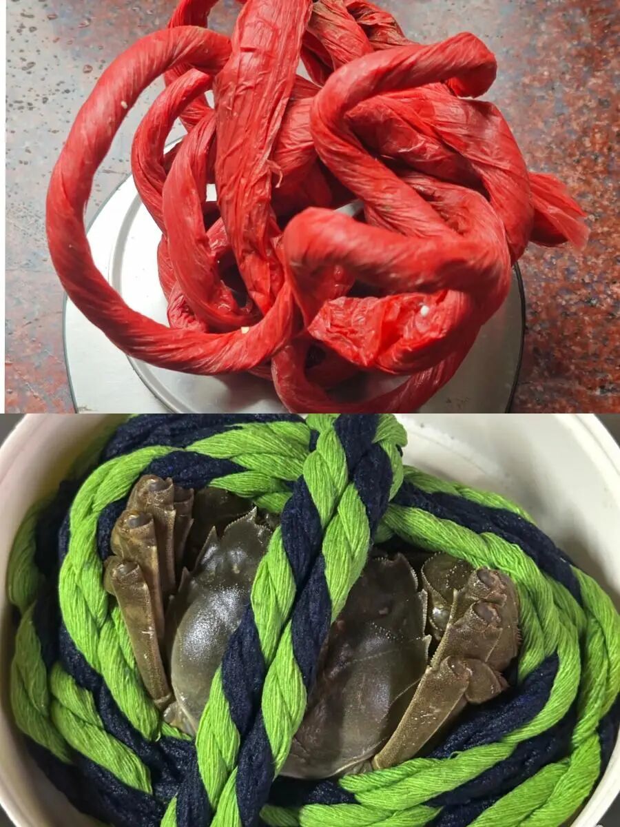 绑螃蟹的绳越来越重，图片源于网络
