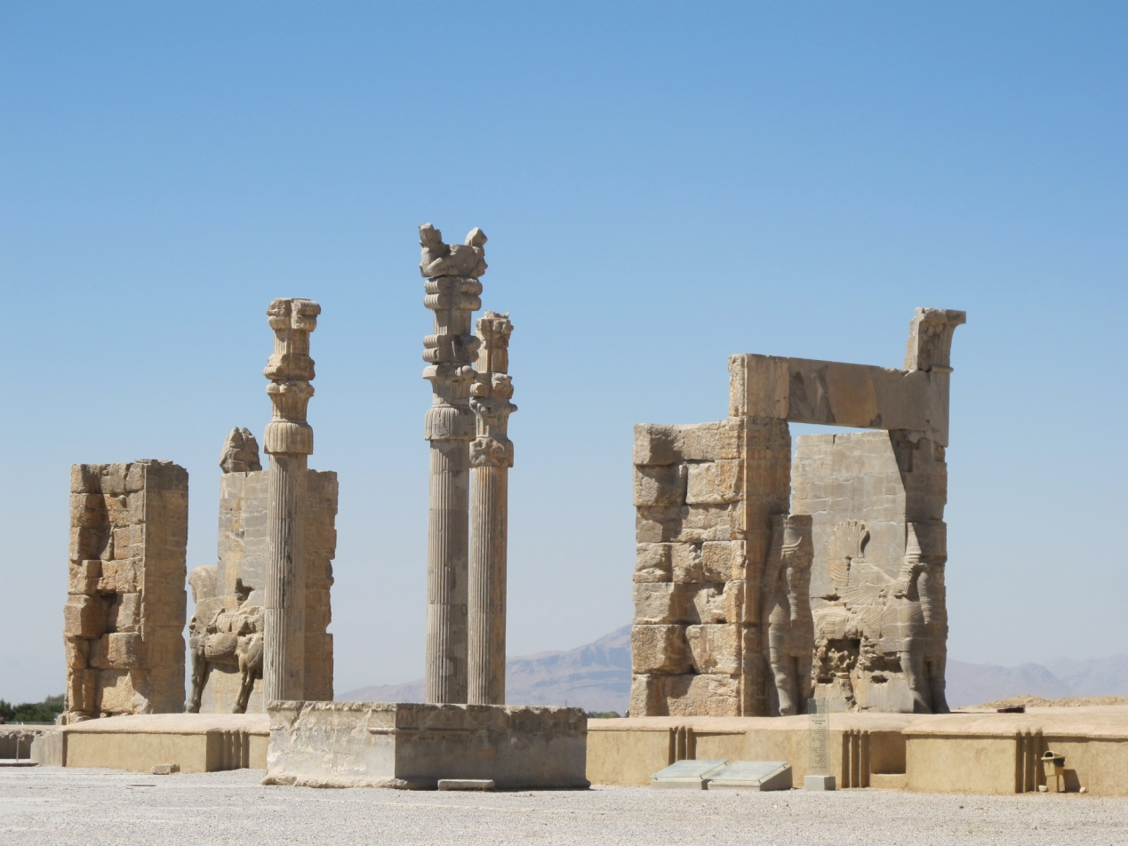 波斯波利斯遗址一景