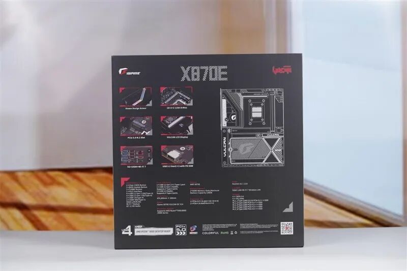 AMD X3D最强优化!七彩虹iGame X870E Vulcan OC V14火神主板评测:专属优化 温度更低性能更强