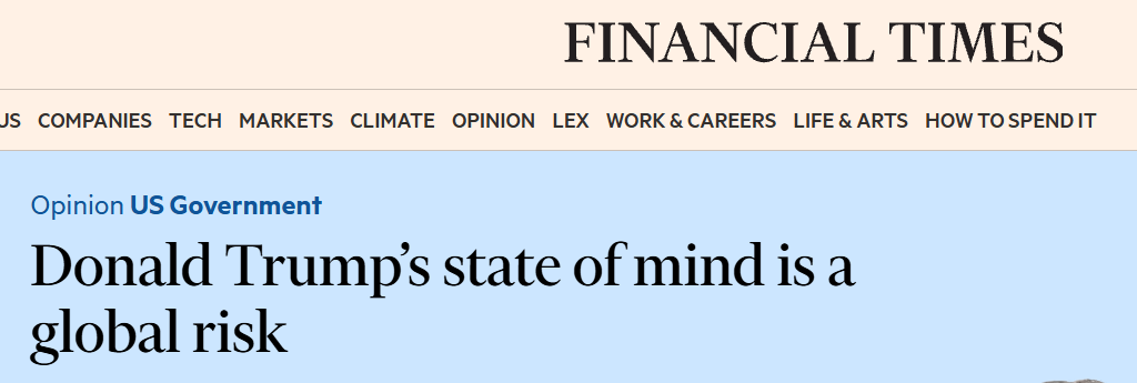 一个惊悚质疑指向特朗普，希望它不是真的