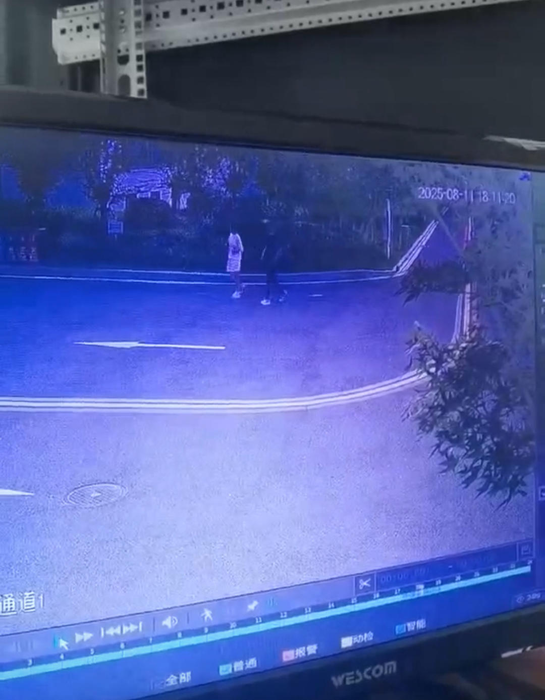 ▲酒店监控视频截图