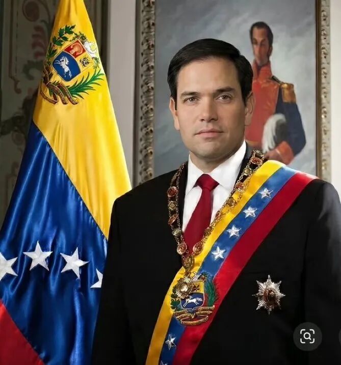 有好事者已经为鲁比奥p上了总统服 图源:X网站