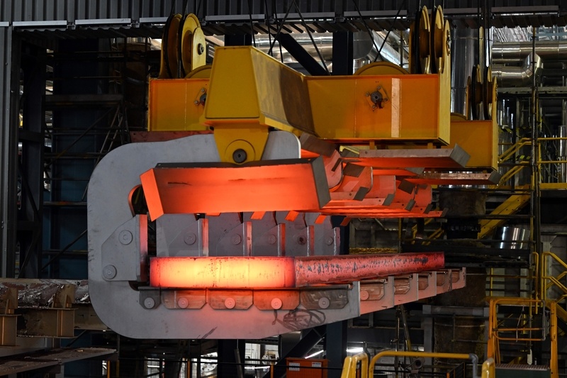 2025日,德国北莱茵-威斯特法伦州杜伊斯堡,蒂森克虏伯钢铁公司的工厂 IC photo